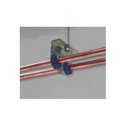 Single Line Support Bracket, 25 lb, Cold Rolled Steel, Galvanized