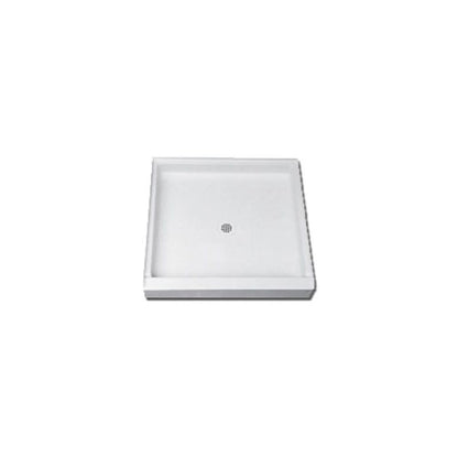 Shower Tray/Base, Fiberglass, White