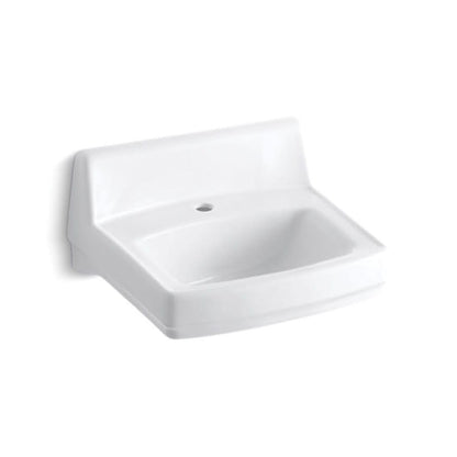 Greenwich™ Wall Mount Lavatory Sink, ADA, 20-3/4 x 18-1/4 x 7-3/4 in, Vitreous China, White