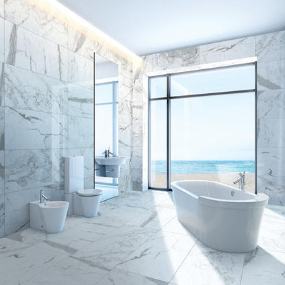 Marble Attache Calacatta Rectangle 12X24 Satin