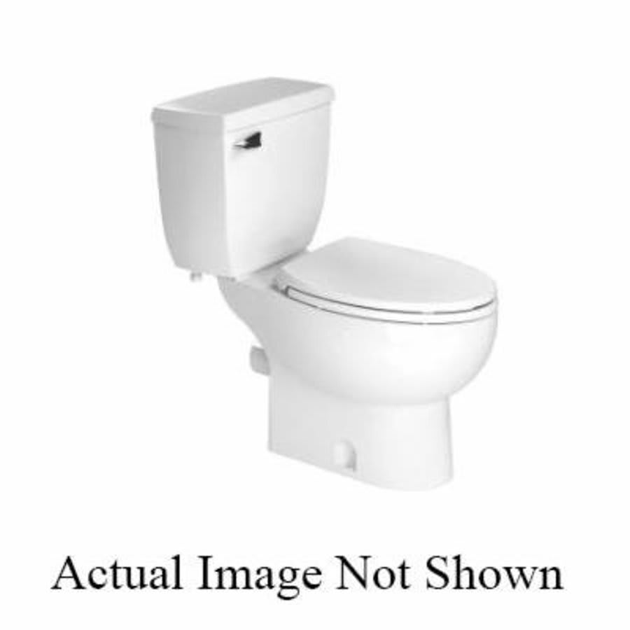 Toilet Bowl, Floor Mount, 12 in Rough, ADA, Elongated, White
