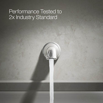 Artifacts Non Diverter Wall Mounted Tub Spout with Flare Design