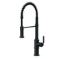 Kinzie® Kitchen Faucet, Deck Mount, ADA, 1 Lever Handle, 1-Hole, Satin Black