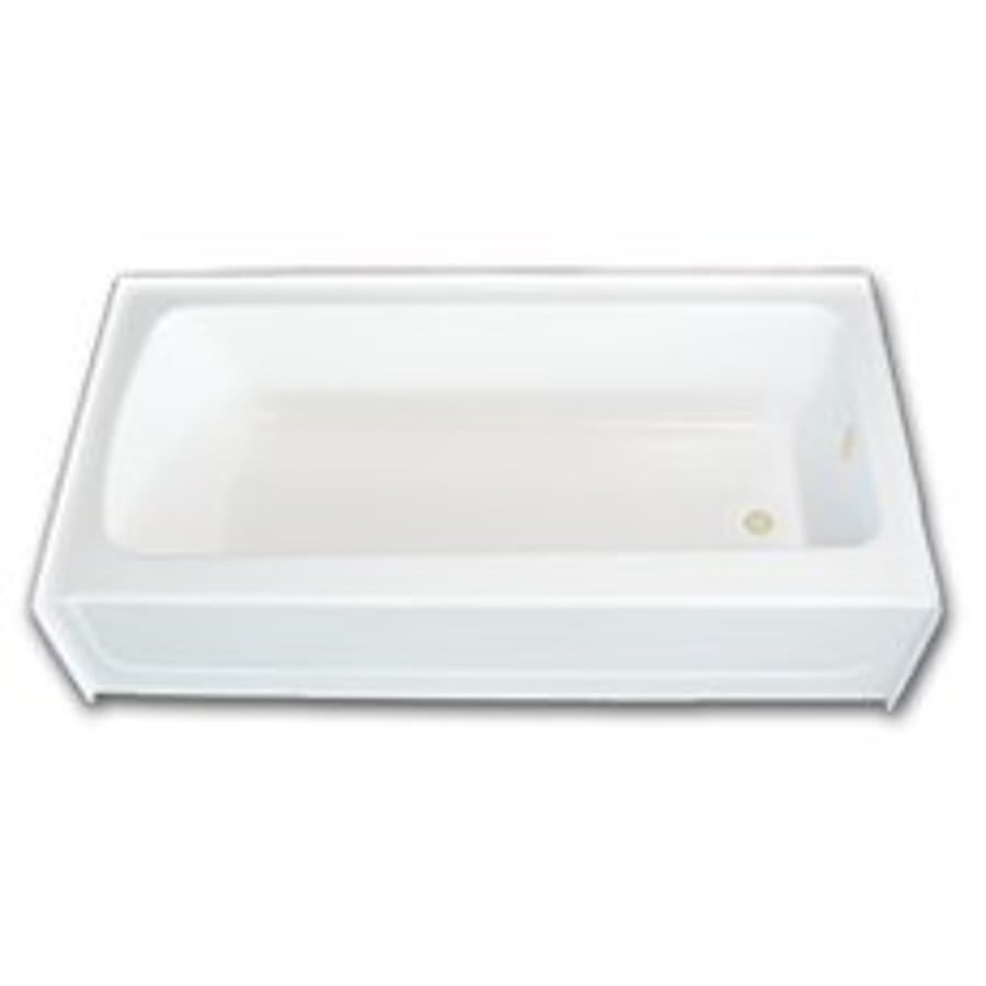 Alcove Tub, 60 x 31 x 15 in, Left Hand Drain, White