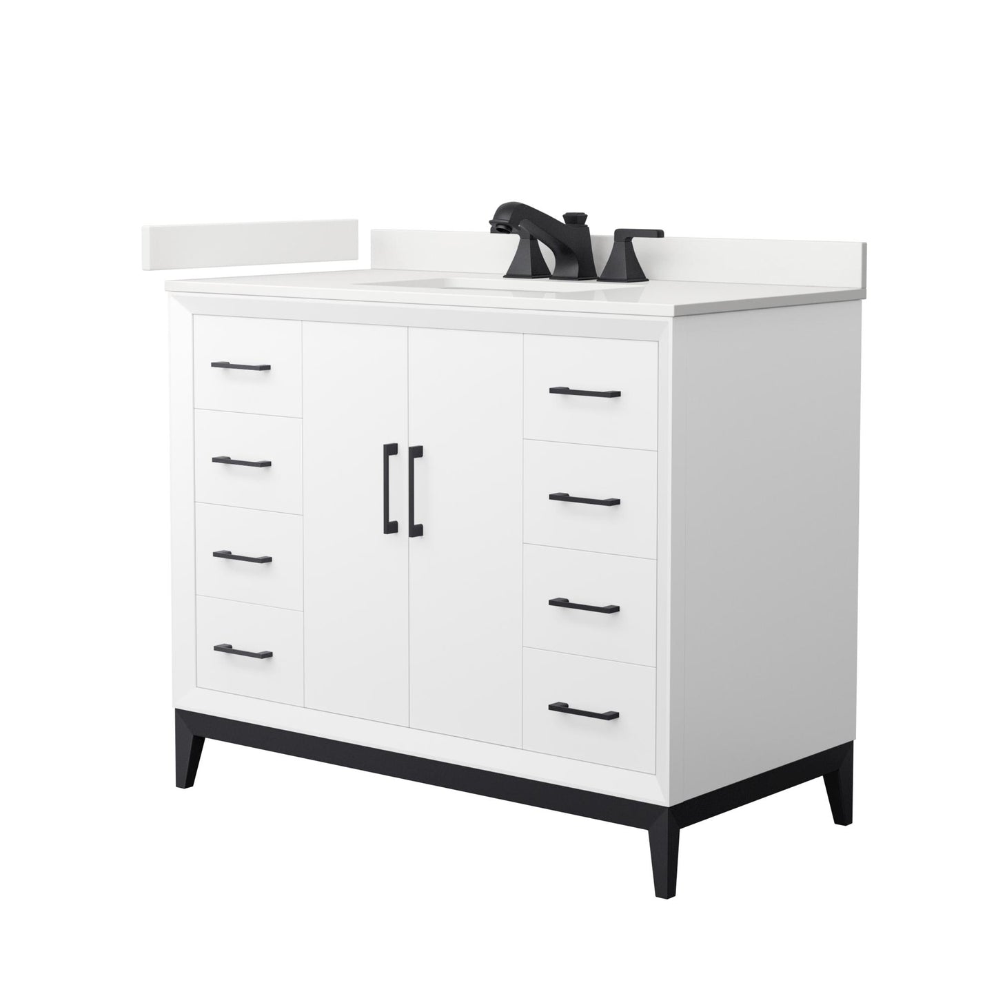 Amici Single Bathroom Vanity - 42W x 35.25H x 22D