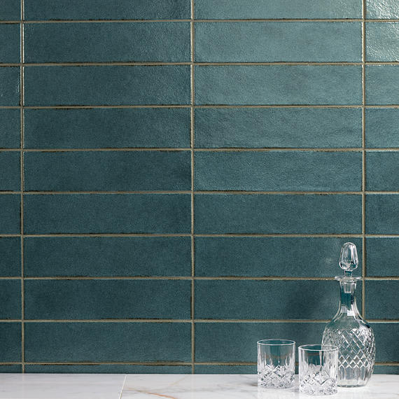 Terramater Laguna Rectangle, Wave Crest 3.5X15 Glossy
