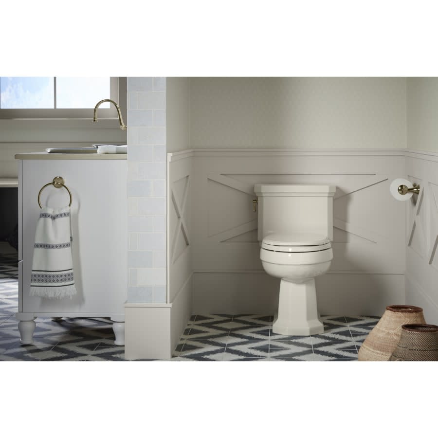 Kathryn 1.28 GPF One-Piece Elongated Comfort Height Toilet with AquaPiston Technology - Seat Included