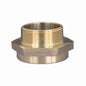 Reducing Hex Nipple, 2 x 1-1/2 in, Brass, FNPT x Male NH NST