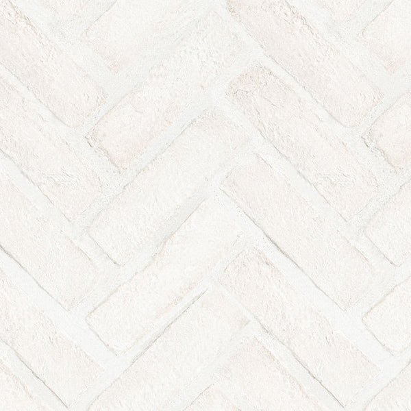 Alpine White Clay Brick Herringbone 2..5