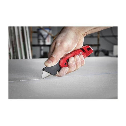 FASTBACK™ Folding Utility Knife With Blade Storage, Steel Blade, 1 Blades Included, 6.87 in OAL