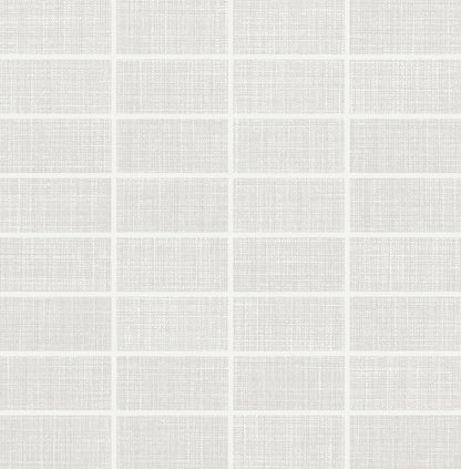 Fabric Art Modern Textile White Rectangle, Modern Textile 12X24 Matte
