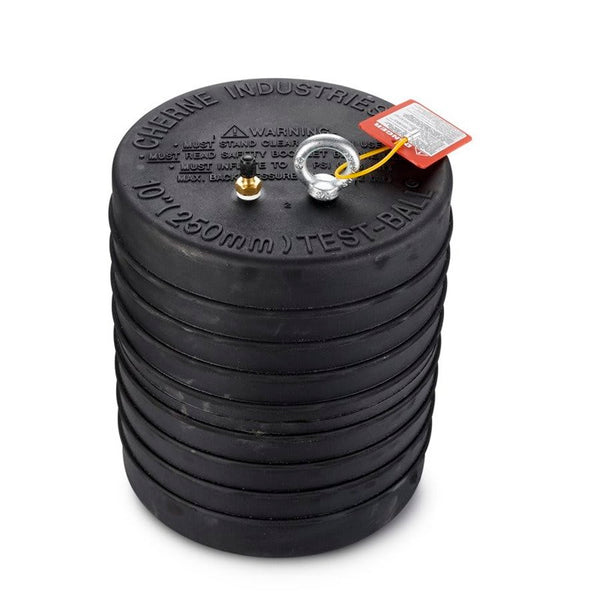 Pneumatic Pipe Plug, 10 in Pipe, 17 psi, Natural Rubber