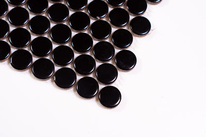Black Penny Round 19MM