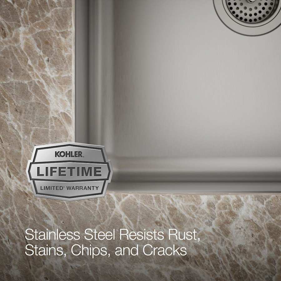 Undertone 32" Double Basin Under-Mount 18-Gauge Stainless Steel Kitchen Sink with SilentShield