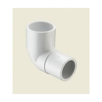 Street 90 deg Elbow, 1/2 in, Spigot x Socket, SCH 40/STD, PVC