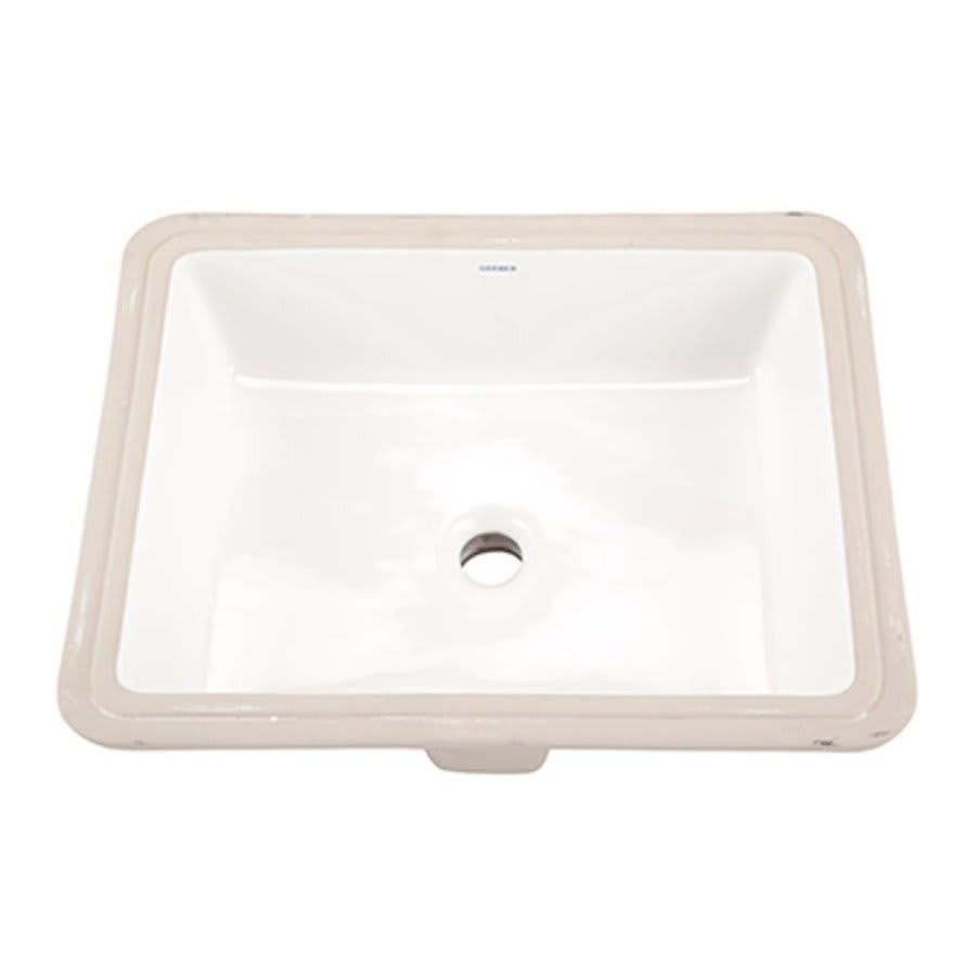 Wicker Park™ Under Mount Lavatory Sink, ADA, 19-5/8 x 15-1/2 x 6-3/4 in, Vitreous China, White