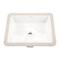 Wicker Park™ Under Mount Lavatory Sink, ADA, 19-5/8 x 15-1/2 x 6-3/4 in, Vitreous China, White