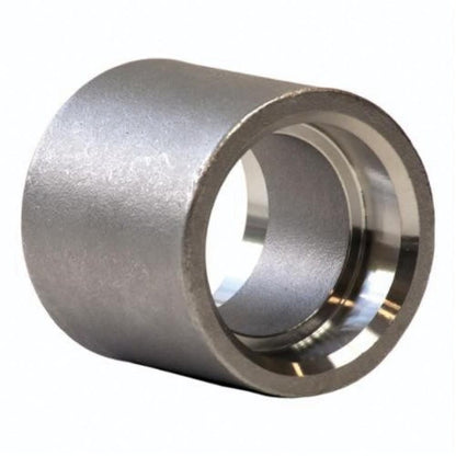 Coupling, 1/2 in, Socket Weld, 304/304L Stainless Steel, 150 lb
