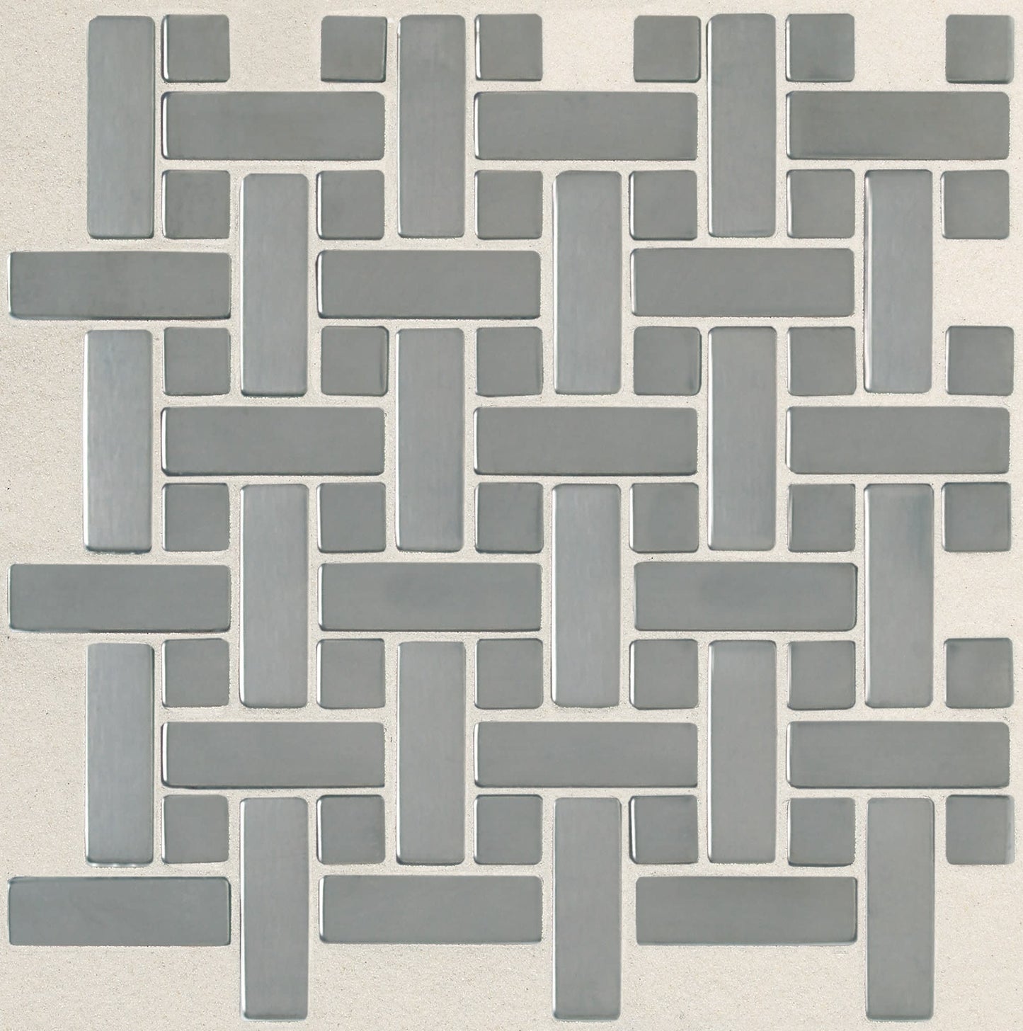 Metallica Brushed Stainless Steel Square 4X4 Satin