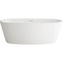 Coastal Serin 68-3/4" Acrylic Free Standing Soaking Bathtub with Center Drain