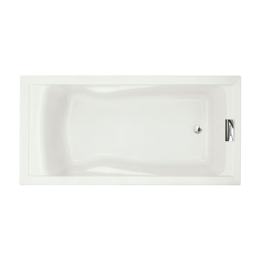 Evolution 72" Acrylic Soaking Bathtub with Reversible Drain