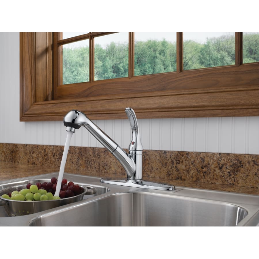 Foundations Core-B Pull-Out Kitchen Faucet with Optional Base Plate - Includes Lifetime Warranty