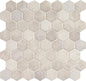 Vintage Hex Wisdom White Hexagon 1.5X1.5 Matte
