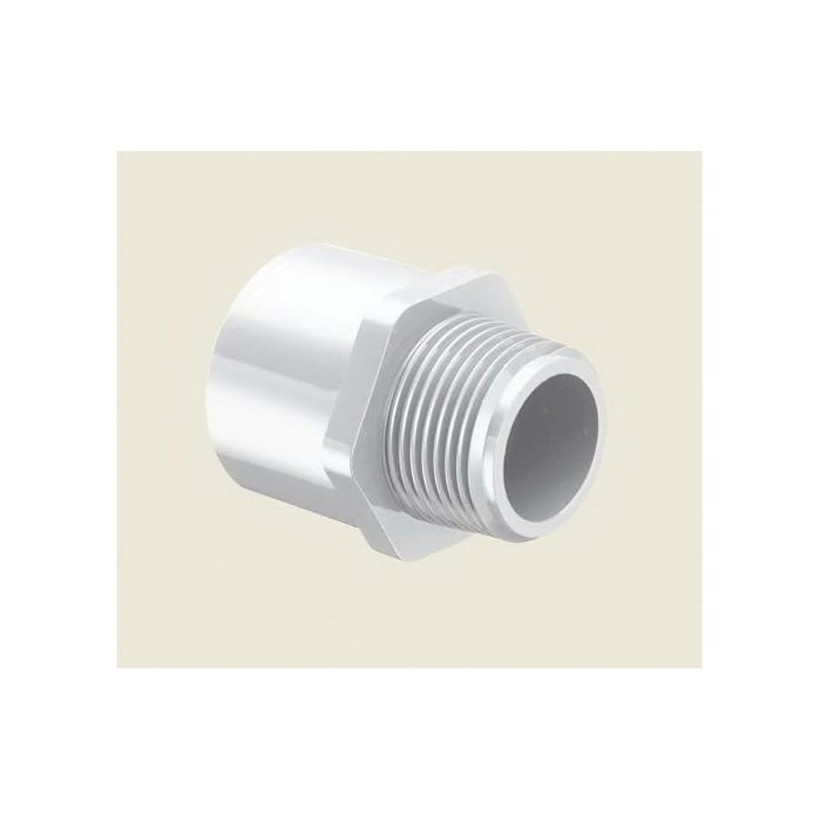 Male Adapter, 1 in, Socket x MNPT, SCH 40/STD, PVC