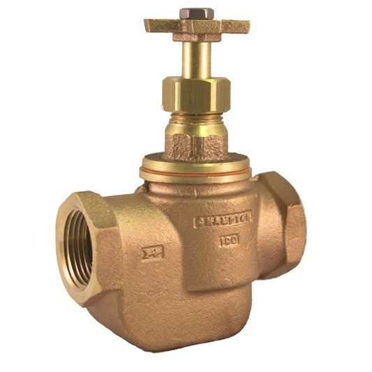 Straight Irrigation Valve, 1 in, Brass