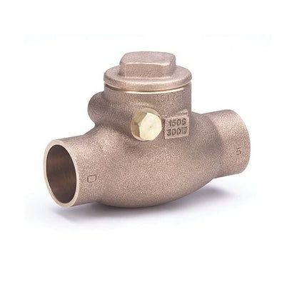 Swing Check Valve, 3/4 in, C, Bronze