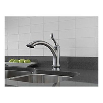 Linden™ Kitchen Faucet, Deck Mount, ADA, 1 Lever Handle, 1 or 3-Hole, Arctic Stainless