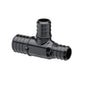 QickSert CR® Tee, 1 x 3/4 x 3/4 in, Crimp PEX, Poly