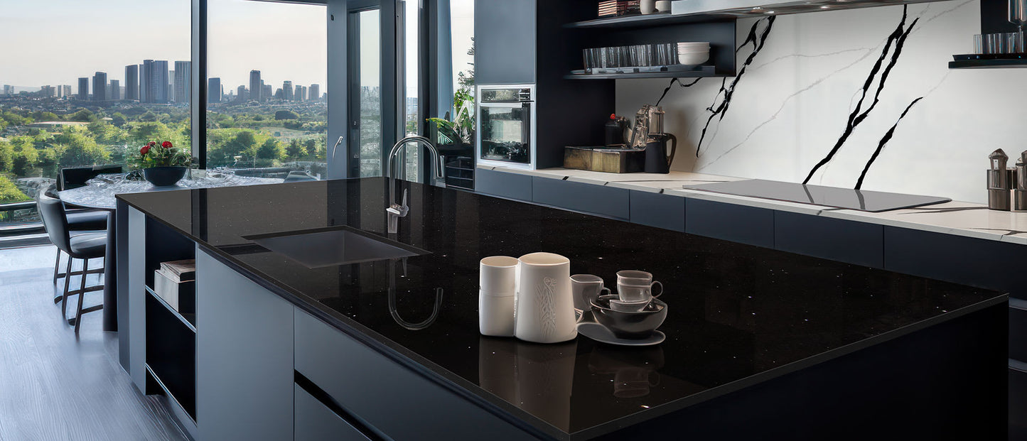 Pre Fab Sparkling Black