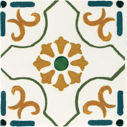 Cotto Revival Marbella Square, Handcrafted 4X4 Glossy