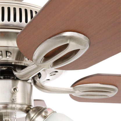 Glendale 52 in. LED Indoor Brushed Nickel Ceiling Fan with Light Kit