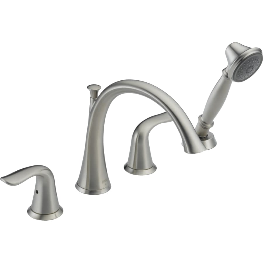 Lahara Deck Mounted Roman Tub Filler Trim with Hand Shower