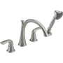 Lahara Deck Mounted Roman Tub Filler Trim with Hand Shower