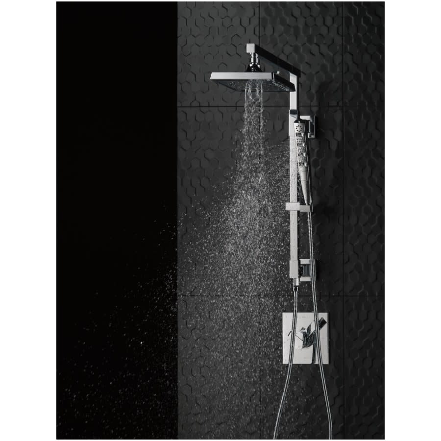 Emerge 18" Angular Shower Column with Hose and Integrated Diverter - Less Shower Head and Hand Shower