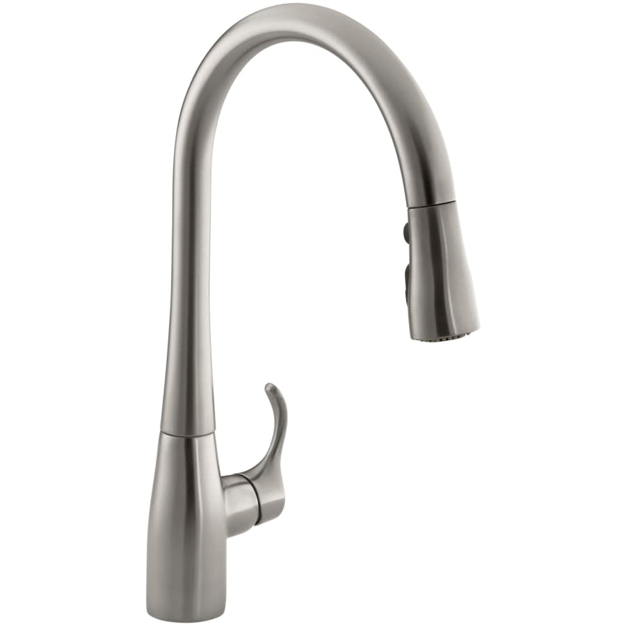 Simplice 1.5 GPM Single Hole Pull Down Kitchen Faucet - Includes Escutcheon