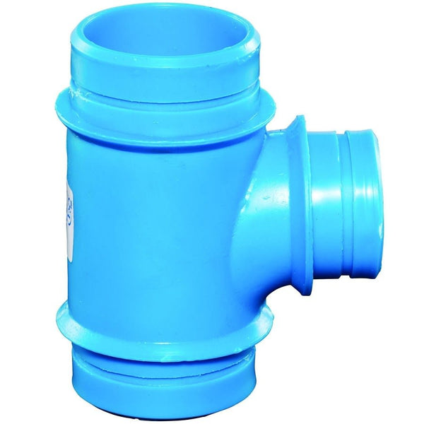 Blueline™ Acid Waste Sanitary Tee, 4 x 2 in, Polypropylene