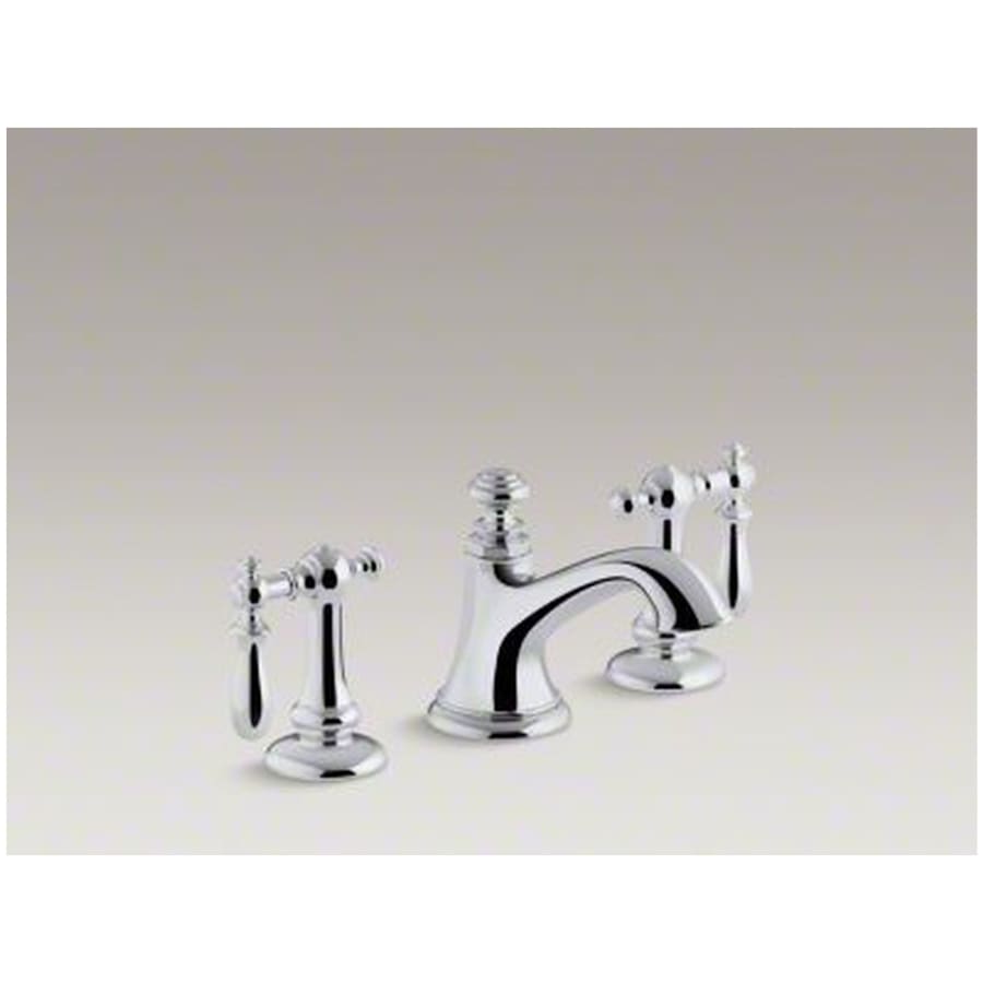 Artifacts 1.2 GPM Widespread Bathroom Faucet with Clicker Drain Assembly - Less Handles