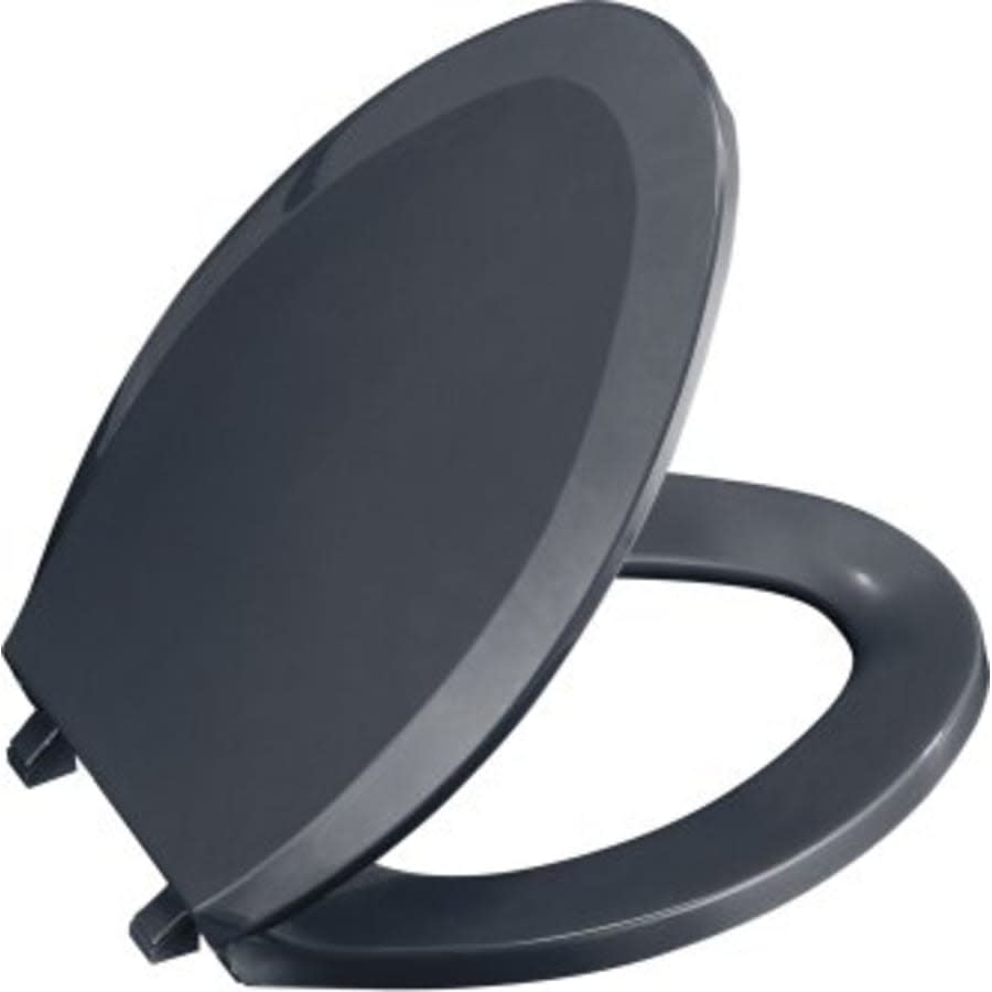 Lustra Q2 Elongated Closed-Front Toilet Seat with Quick-Release and Quick-Attach Hinges