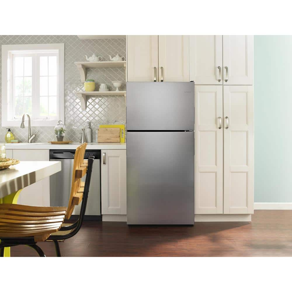 Amana 18Cuft Fridge Stainless Steel