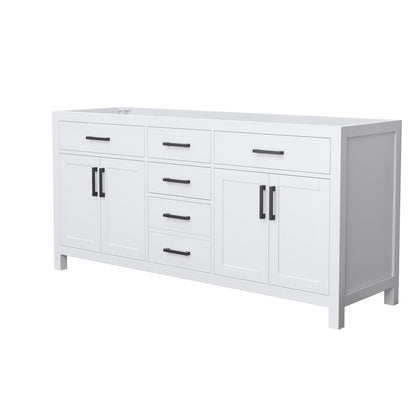 Beckett Double Bathroom Vanity - 71W x 34.25H x 21.5D