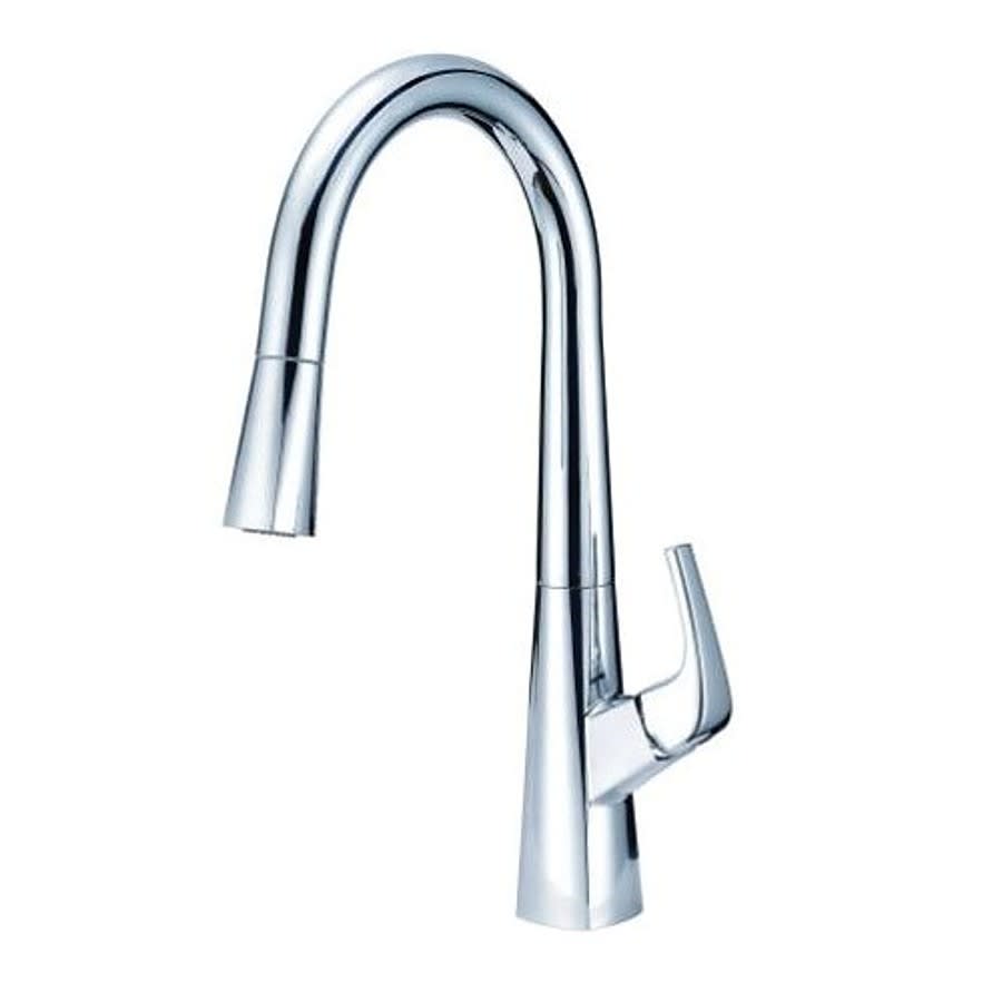 Vaughn® Kitchen Faucet, Deck Mount, ADA, 1 Lever Handle, 1-Hole, Polished Chrome