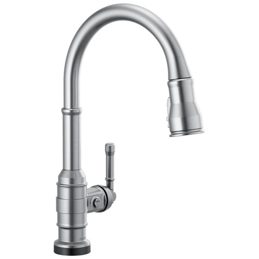 Broderick 1.8 GPM Single Hole Pull Down Kitchen Faucet with Touch2O