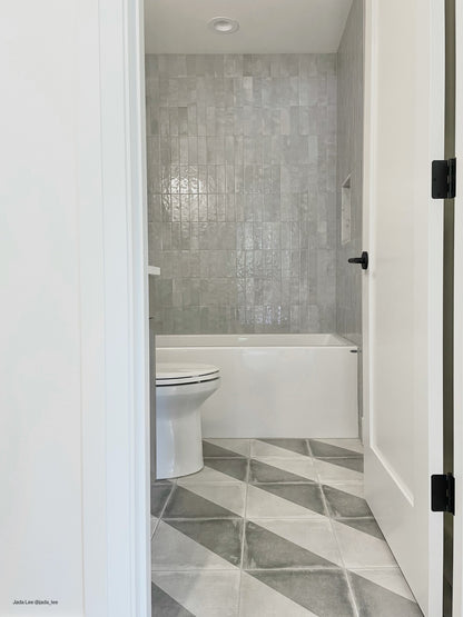 Cloé 2.5" x 8" Glossy Ceramic Tile in Baby Blue