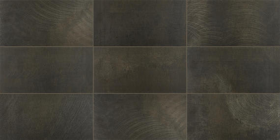 Ironcraft Sable Black Rectangle 12X24 Matte