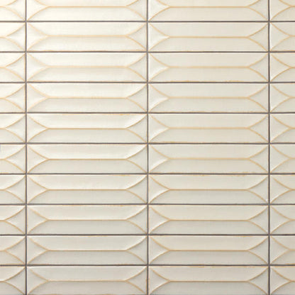 Terramater Vanilla Rectangle 3.5X15 Glossy