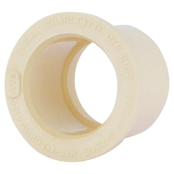 FlowGuard Gold® Bushing, 3/4 x 1/2 in, Hub x Spigot, SDR 11, CPVC